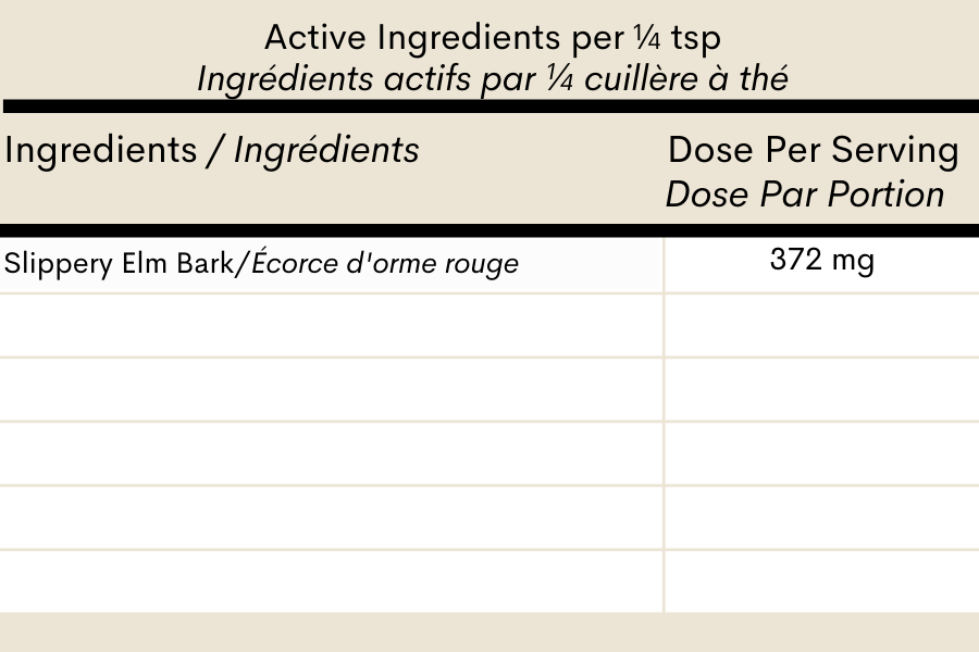 Slippery Elm Bark